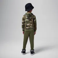 Nike Jordan MVP Toddler 2-Piece Camo Fleece Pullover Толстовка с капюшоном набор цвет зеленый