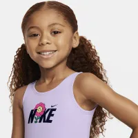 Nike Swim Little детские (Girls') U-Back One-Piece Swimsuit цвет фиолетовый