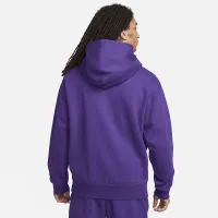 Nike Solo Swoosh мужские Fleece Pullover Толстовка с капюшоном цвет фиолетовый