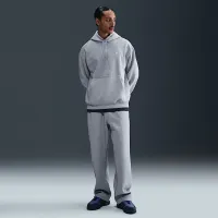 Nike Solo Swoosh мужские Pullover Толстовка с капюшоном цвет серый