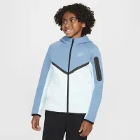 Nike Sportswear Tech Fleece Big дитячі Full-Zip Толстовка з капюшоном блакитний