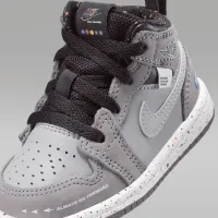 Nike Jordan 1 Mid Wings Baby/Toddler Кросівки колір сірий