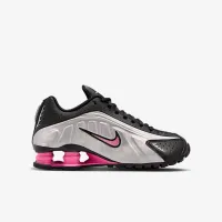 Nike Shox R4 Big детские Кроссовки цвет черный