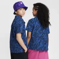 Nike SB Big дитячі Dri-FIT Button-Down Skate Shirt блакитний