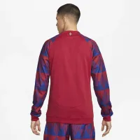 FC Barcelona Academy Pro мужские Nike Full-Zip Knit Soccer Куртка цвет красный