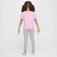 Nike Little дитячі Tie Front Tee and лосіни комплект колір сірий