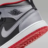 Nike Jordan 1 Mid Little дитячі Кросівки колір чорний