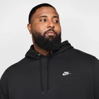 Nike Club чоловічі Pullover Fleece Толстовка з капюшоном колір чорний