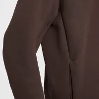 Nike Sportswear Tech Fleece мужские Pullover Толстовка с капюшоном цвет коричневый