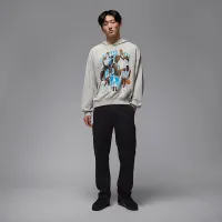 Nike Jordan Flight чоловічі оверсайз Pullover Толстовка з капюшоном колір сірий