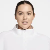 Nike Dri-FIT Prima жіноча 1/2-Zip тренувальні Top (великі розміри) колір білий