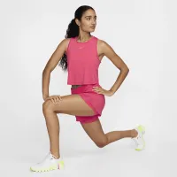 Nike One Classic женская Dri-FIT Cropped Tank Top Pink