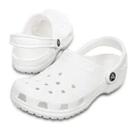 Шльопанці Crocs Classic Clog 10001-100 - Білі