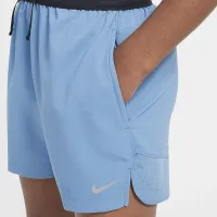 Nike Multi Tech EasyOn Big детские (для мальчиков) Dri-FIT тренировочные шорты синий