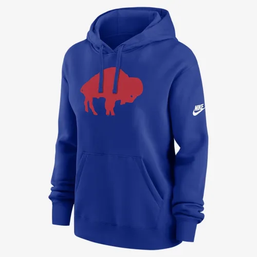 Buffalo Bills Club женская Nike NFL Pullover Толстовка с капюшоном синий