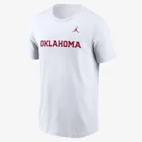 Nike Oklahoma Sooners Primetime Wordmark чоловічі Jordan College футболка колір білий