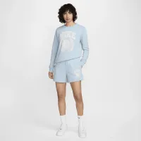 Nike Sportswear Club Fleece женская Mid-Rise Graphic шорты синий