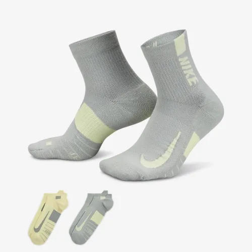 Nike Multiplier Running No-Show шкарпетки (2 пар) різнокольорові