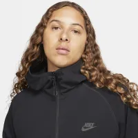 Nike Tech мужские Lightweight Knit Full-Zip Толстовка с капюшоном цвет черный