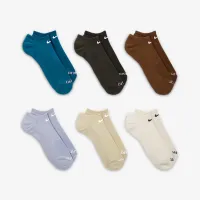 Nike Everyday Plus Cushioned тренировочные No-Show носки (6 пары) многоцветный