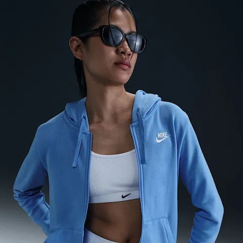 Nike Sportswear Club Fleece жіноча Full-Zip Толстовка з капюшоном блакитний