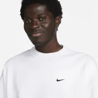 Nike Solo Swoosh мужские Fleece Crew цвет белый