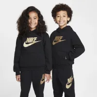 Nike Sportswear Club Fleece Pullover Little Kids Толстовка с капюшоном цвет черный