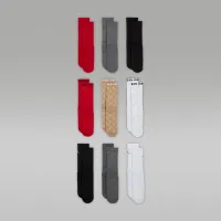 Nike Jordan Big детские Holiday Crew Gift Box (9 пары) цвет красный