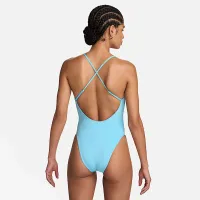 Nike Swim Sneakerkini 2.0 женская Cross-Back One-Piece Swimsuit синий