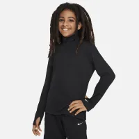 Nike Multi Big детские (для мальчиков) Dri-FIT UV Long-Sleeve 1/2-Zip Top цвет черный