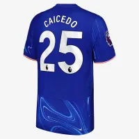 Мойсес Caicedo Chelsea 2024/25 Match Home мужские Nike Dri-FIT ADV Soccer Jersey синий