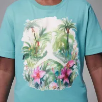 Nike Jordan Flight Essentials Big дитячі Poolside Jumpman футболка колір зелений