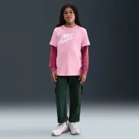 Nike Sportswear Big детские футболка Pink