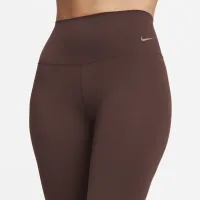 Nike Zenvy жіноча Gentle-Support З високою талією Cropped лосіни колір коричневий