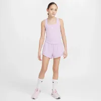 Nike One Fitted Big дитячі (Girls') Dri-FIT Tank колір фіолетовий