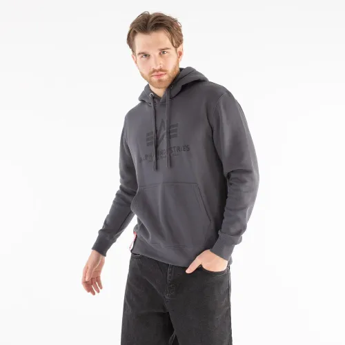 Кофта/футболка Alpha Industries Basic Hoody 178312412 - Сіра