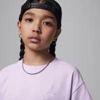 Nike Jordan Brooklyn Essentials Big дитячі футболка Pink