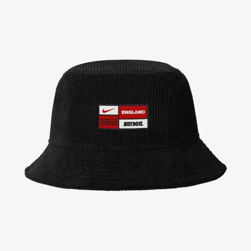 England Nike Soccer Corduroy Bucket Cap цвет черный