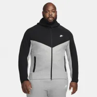 Nike Sportswear Tech Fleece Windrunner мужские Full-Zip Толстовка с капюшоном цвет серый