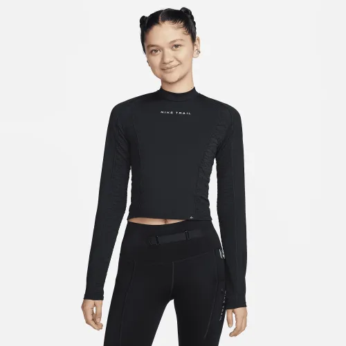 Nike Trail женская Dri-FIT Long-Sleeve Running Top цвет черный