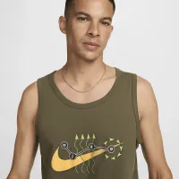 Nike мужские Dri-FIT Fitness Tank цвет зеленый
