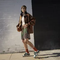 Nike Dunk Low женская Кроссовки цвет зеленый
