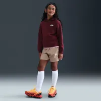 Nike Sportswear Club Fleece Big детские Pullover Толстовка с капюшоном цвет красный