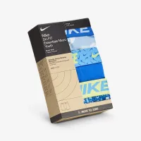 Nike Dri-FIT Micro Print Big детские трусы (3 пары) синий