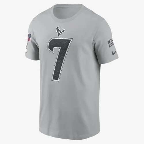 C.J. Stroud Houston Texans Salute to Service чоловічі Nike NFL футболка колір сірий