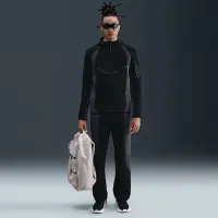 Nike Tech мужские Color-Block Full-Zip Fleece Windrunner Куртка цвет черный