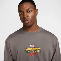 Nike SB Long-Sleeved Max90 Skate футболка колір сірий