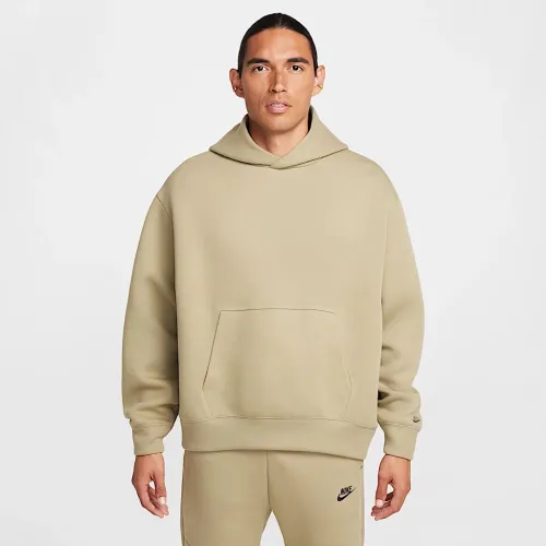 Nike Tech Reimagined чоловічі Fleece Толстовка з капюшоном колір коричневий