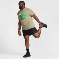 Nike мужские Running футболка цвет зеленый