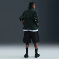 Nike Sportswear женская Full-Zip High-Pile Fleece Куртка цвет зеленый